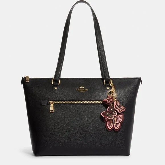 🦋Coach Butterfly Cluster Bag Charm Im/Boysenberry Multi - Picture 3 of 8